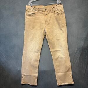 Goodfellow Khaki Jeans Slim Straight 40x30 Preppy Work Office Skater Comfy Worn
